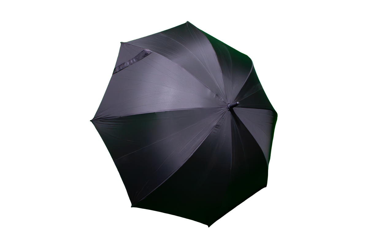 Stockschirm, schwarz-rot (1 Stk.)